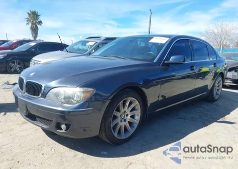 2006 BMW 750Li z USA, uszkodzony, nr VIN WBAHN83576DT35510